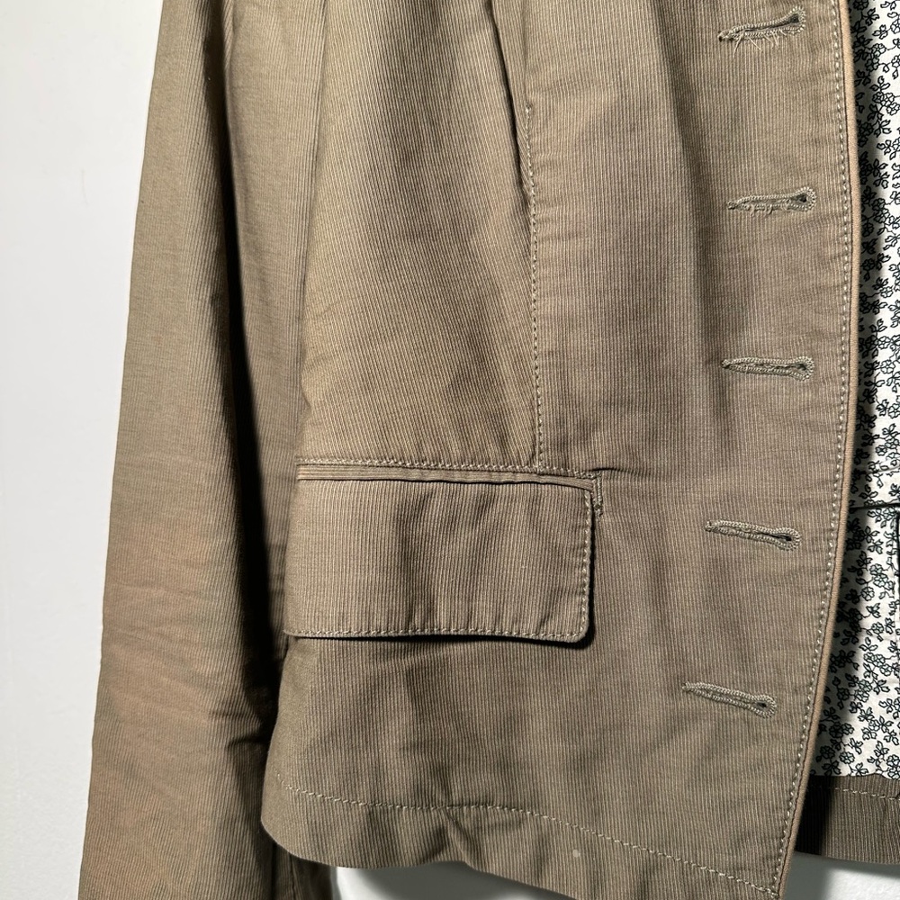 See by Chloe Olive Green Military Style Jacket - Picture 5 of 7